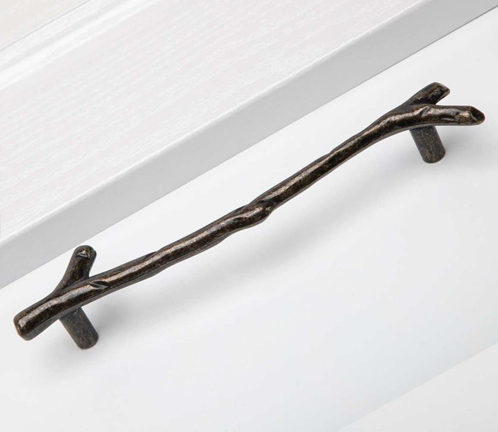 AchNau 10x Cabinet Handle Pulls Wardrobe Drawer Door Cupboard Knobs Twig Hole...