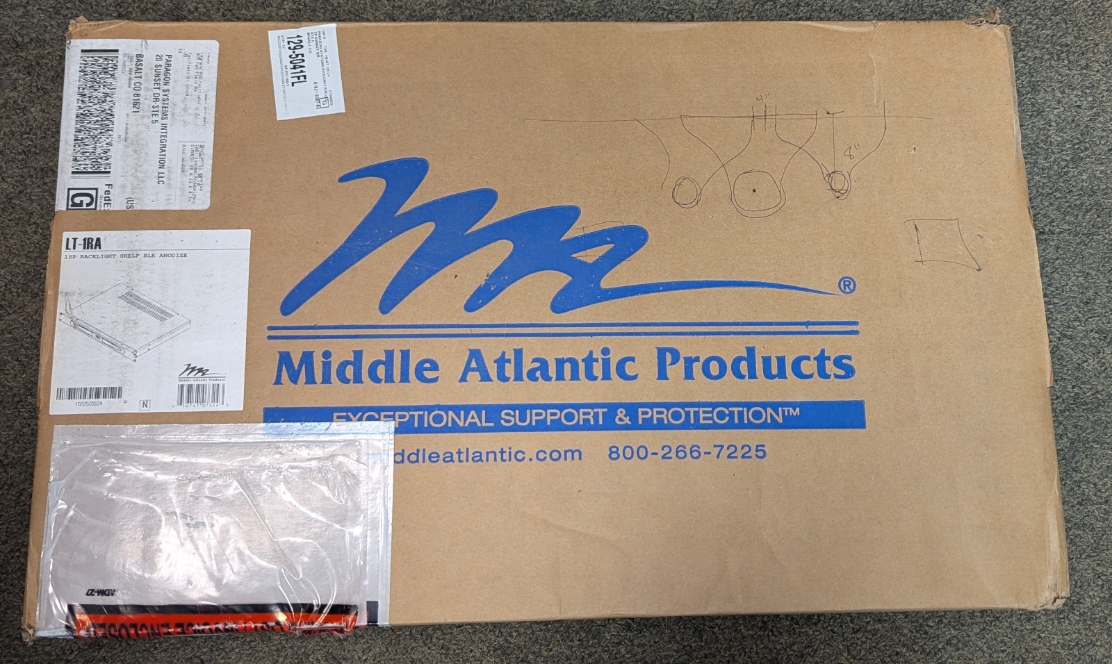 Middle Atlantic LT-1RA 1RU rackmount light