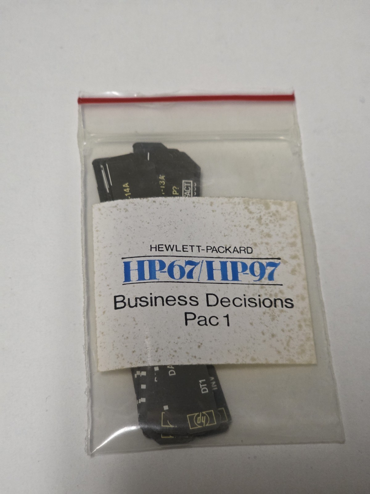 Hewlett Packard HP-67 & HP97 Calculator Business Decision Pac With Cards