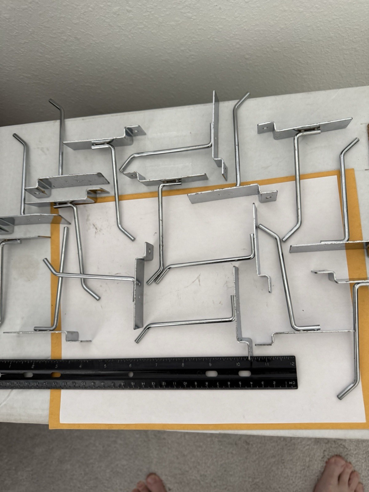New Qty (16) Econoco 4” Slatwall Hooks, SW H4