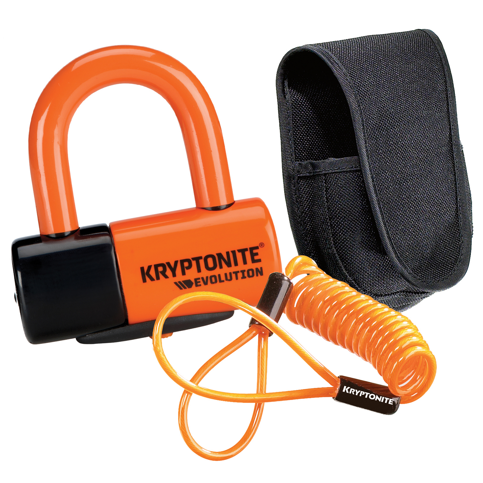 Kryptonite Evolution Series 4 Disc Lock Premium Packaging Orange 14 Millimeter
