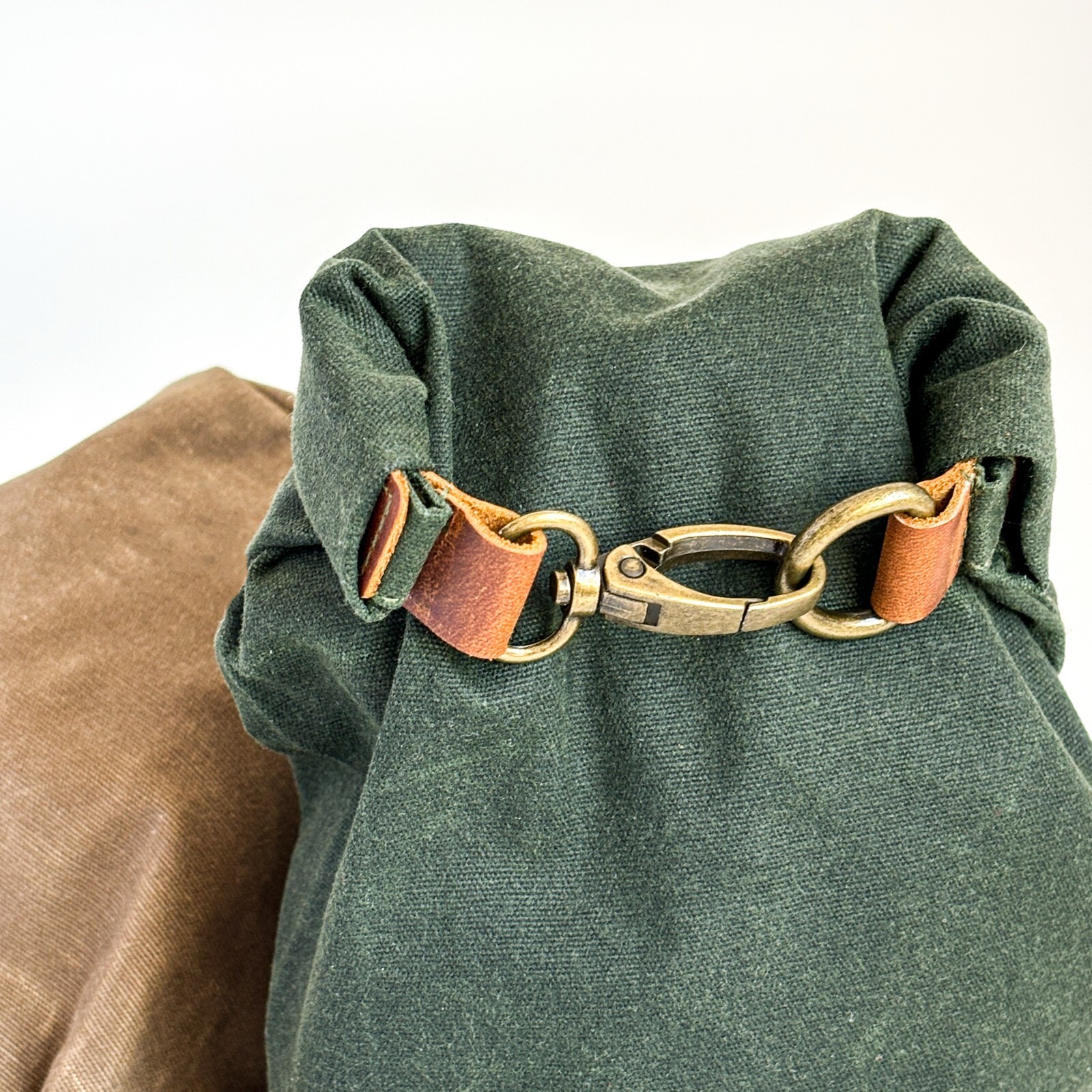 waterproof waxed canvas bushcraft camping storage pouch
