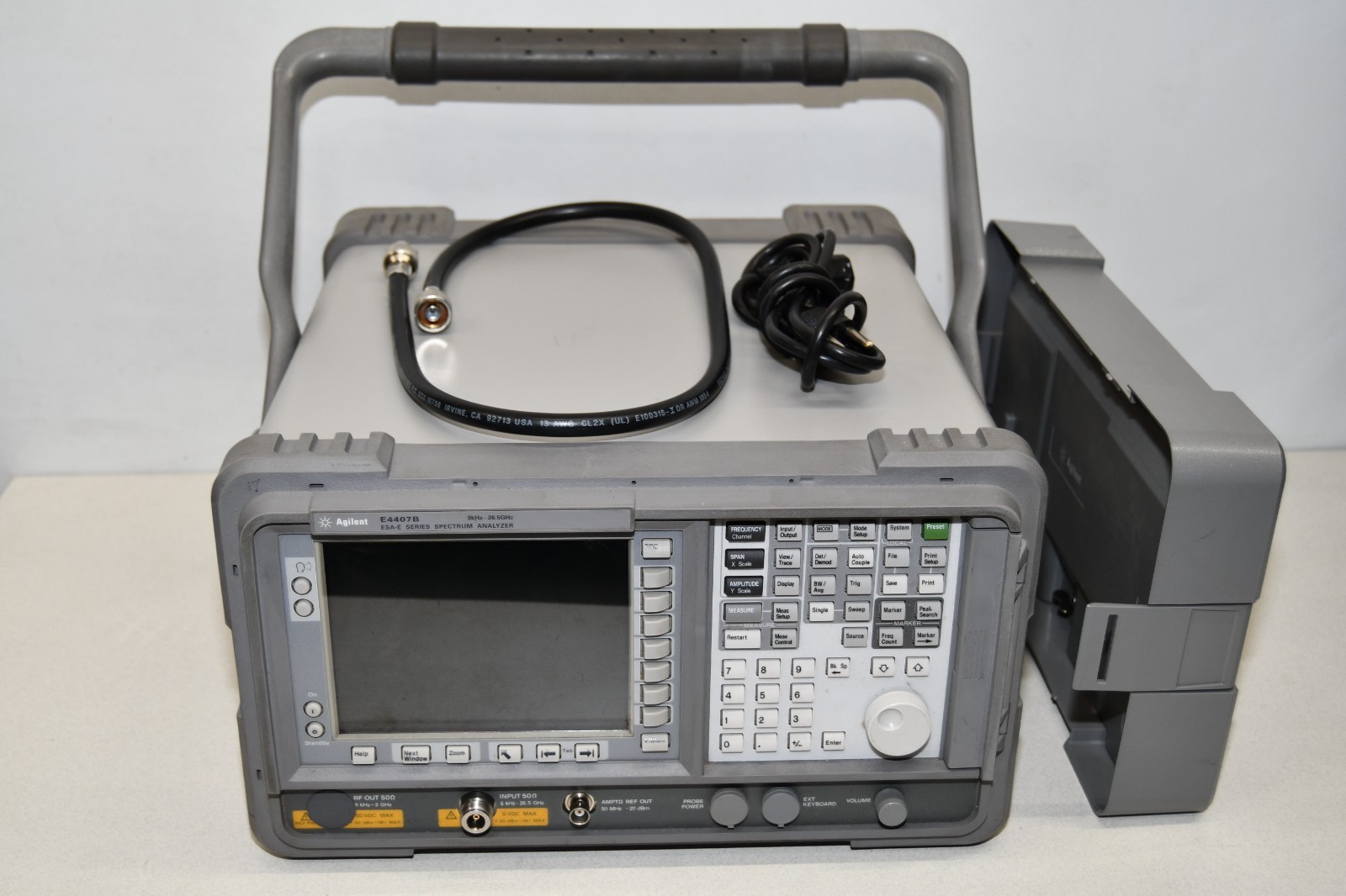 ^ Agilent E4407B ESA-E Spectrum Analyzer 9kHz-26.5GHz OPT AYX  BAA #X6654