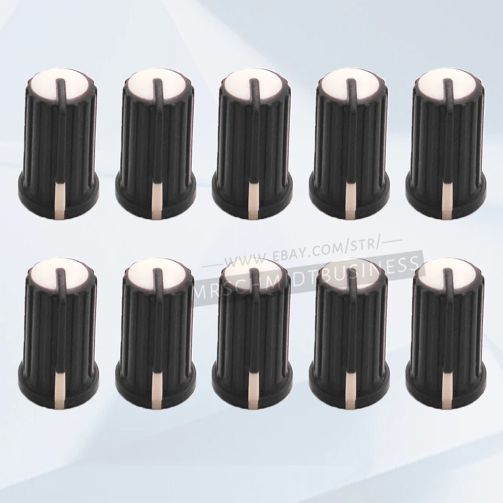 10PCS Replacement Rotary Control Knob Cap For Yamaha Mixer (White)