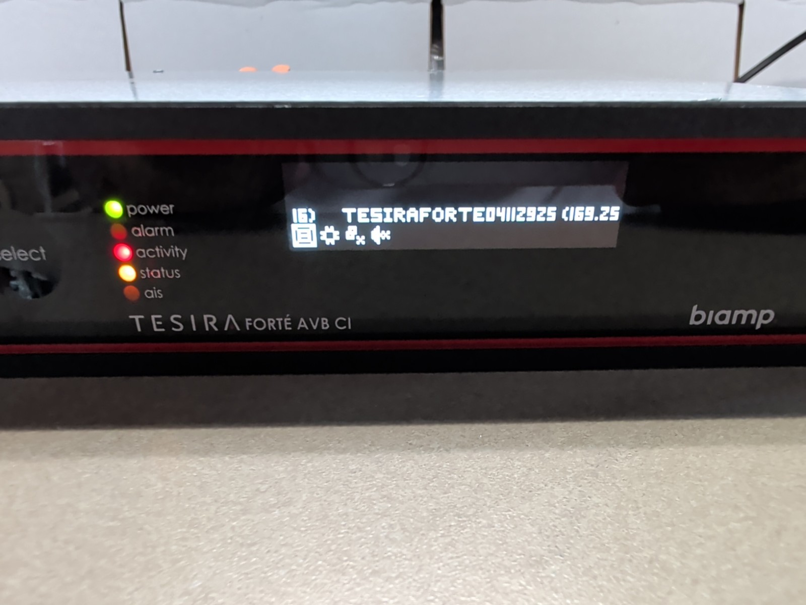 Biamp TesiraFORTE CI 12x8 Digital Audio Signal Processor (DSP) w/Connectors