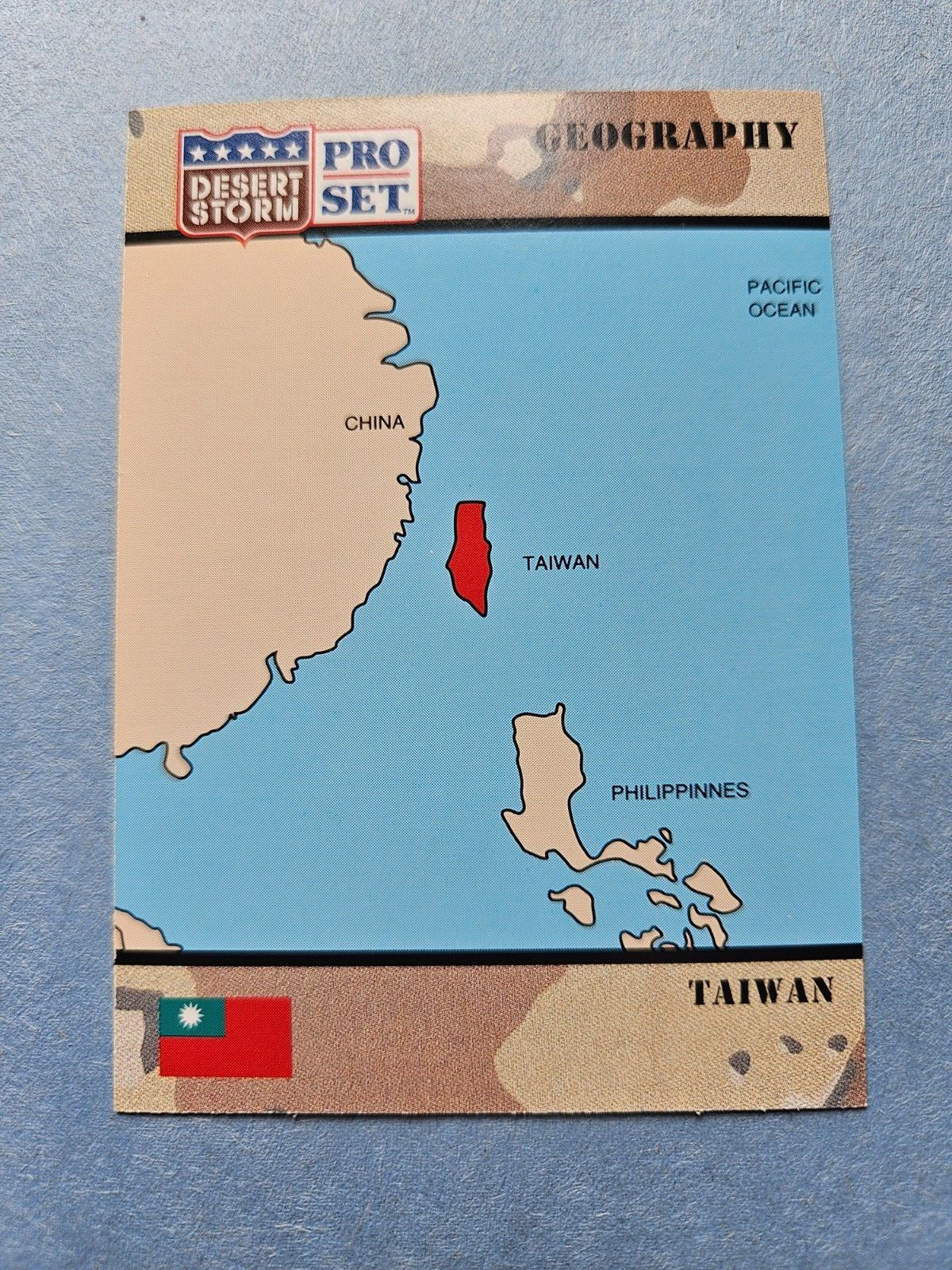 Desert Storm Card #58 Taiwan set 1991 NM-MT