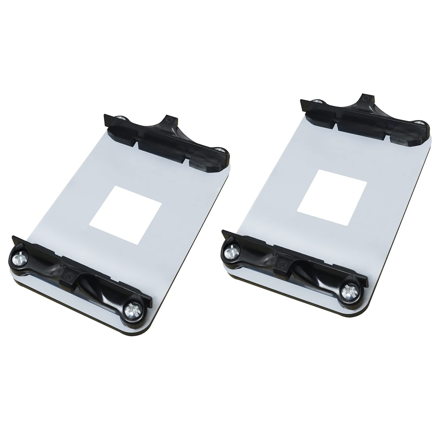 ZZLZX 2PCS CPU Heatsink Bracket Motherboard Fan Cooling White/Black