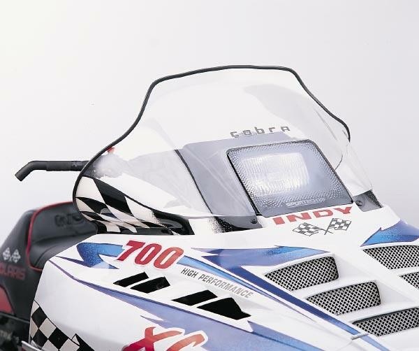 Powermadd [11132] Windshield 14in. Clear/Racer Graphics