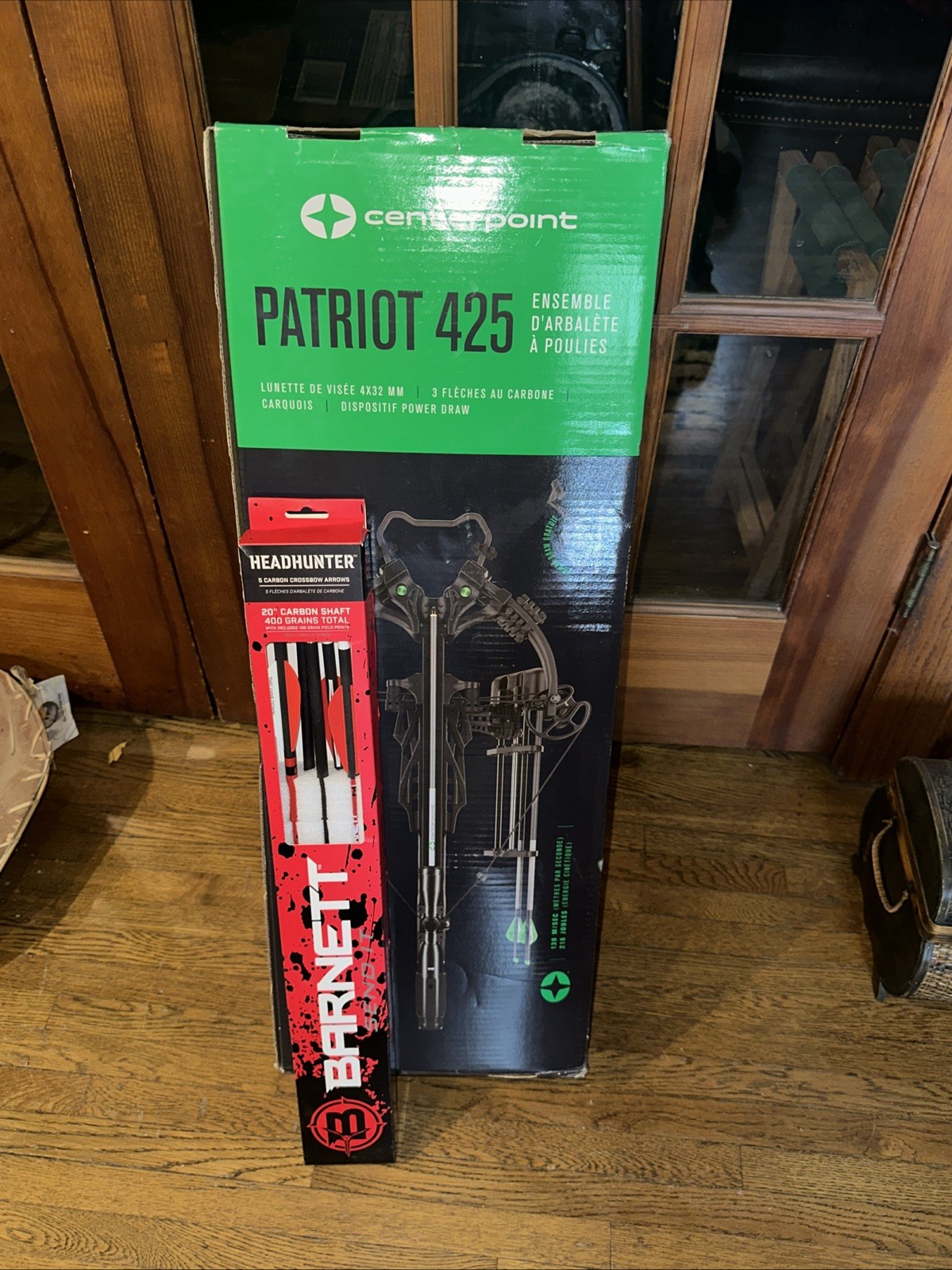 CenterPoint Patriot 425 with Power Draw Crossbow Kit with 5 Barnett Arrows