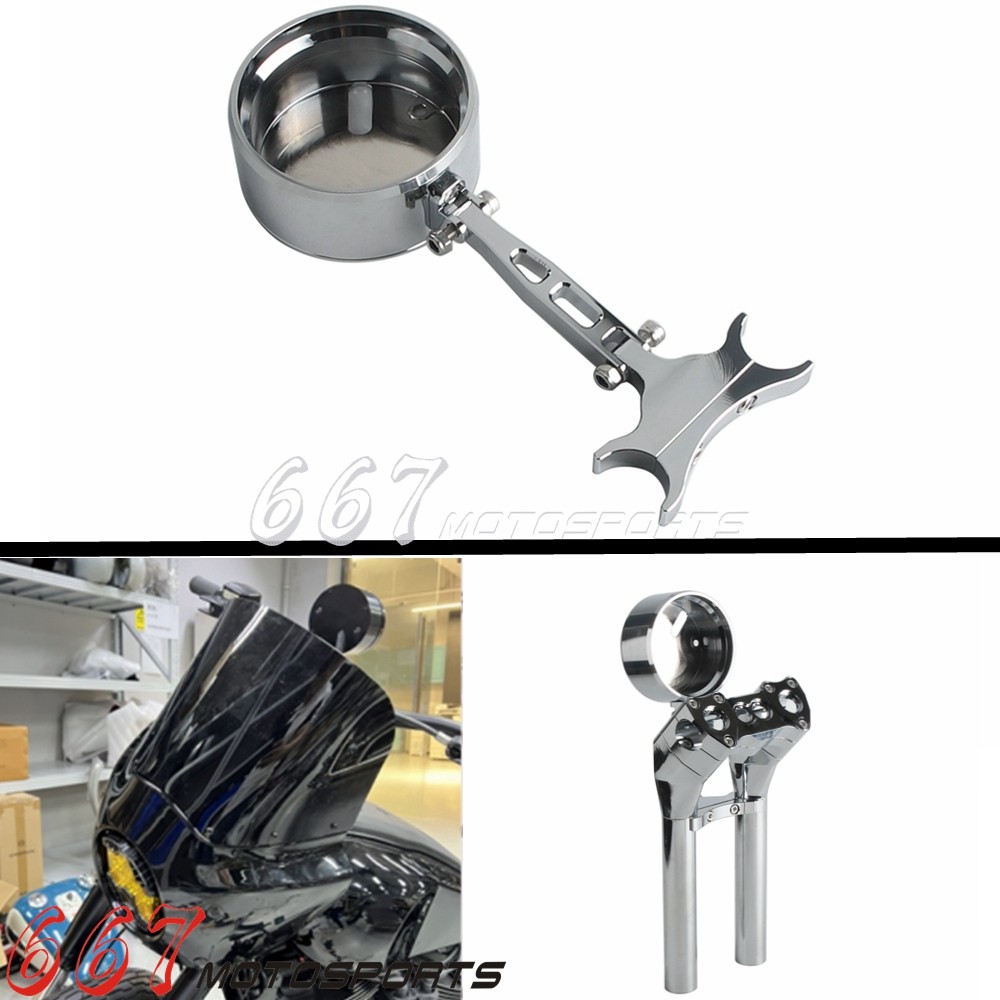 For Harley Low Rider S FXLRS 117 2022-2024 T-bar Gauge Mount Relocation Kit