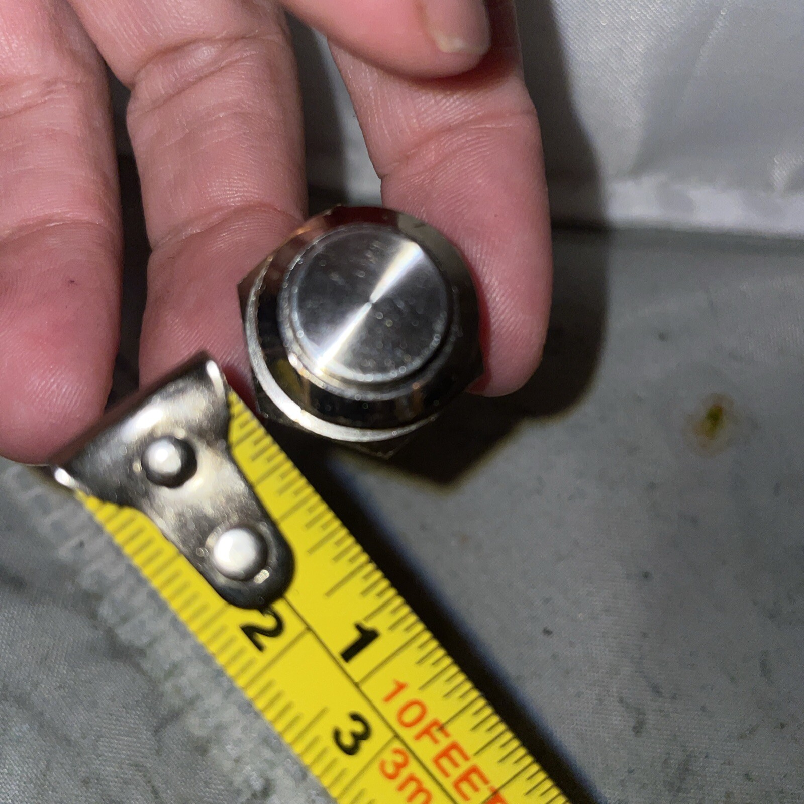 Silver Button For Pride Mobility Scooter PP20