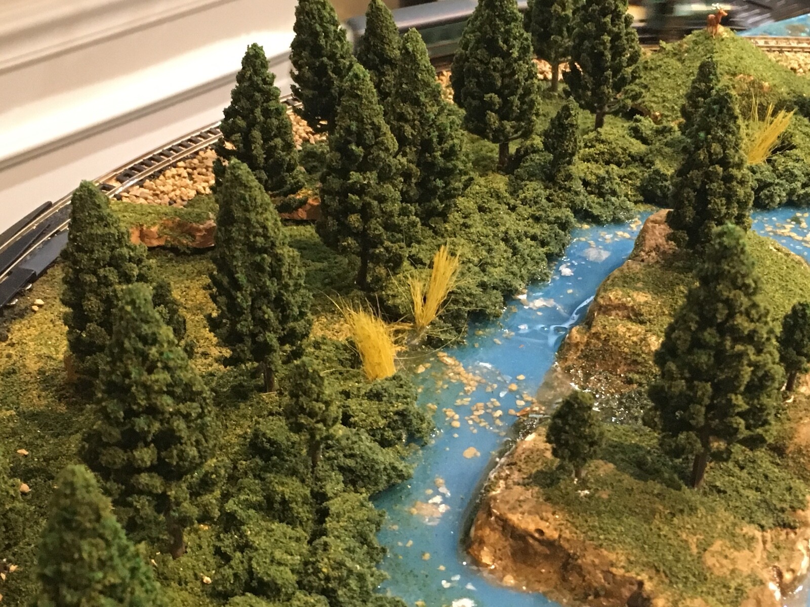 N,HO Scale Layout Scenic Diorama Accessories , 3X Hills w/9 Trees ,New