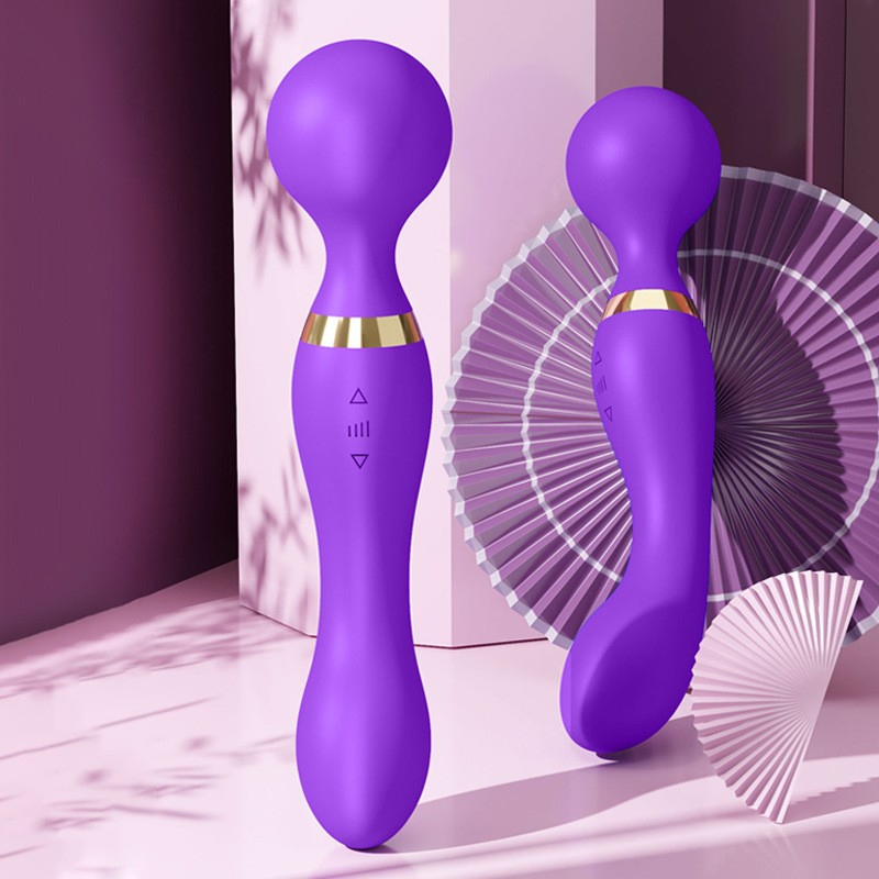 Double Head 8 Speed 20 Modes Vibrating Massager Full Body Magic Therapy Motor