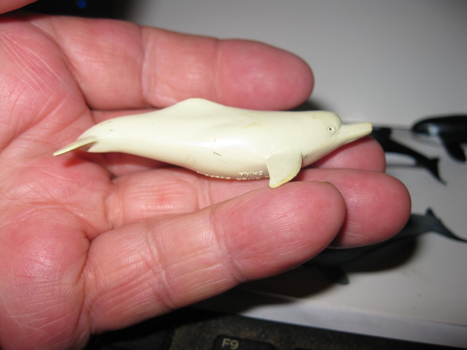 1996 PLAY VISIONS 9 miniature plastic DOLPHINS animals Complete Set + variant