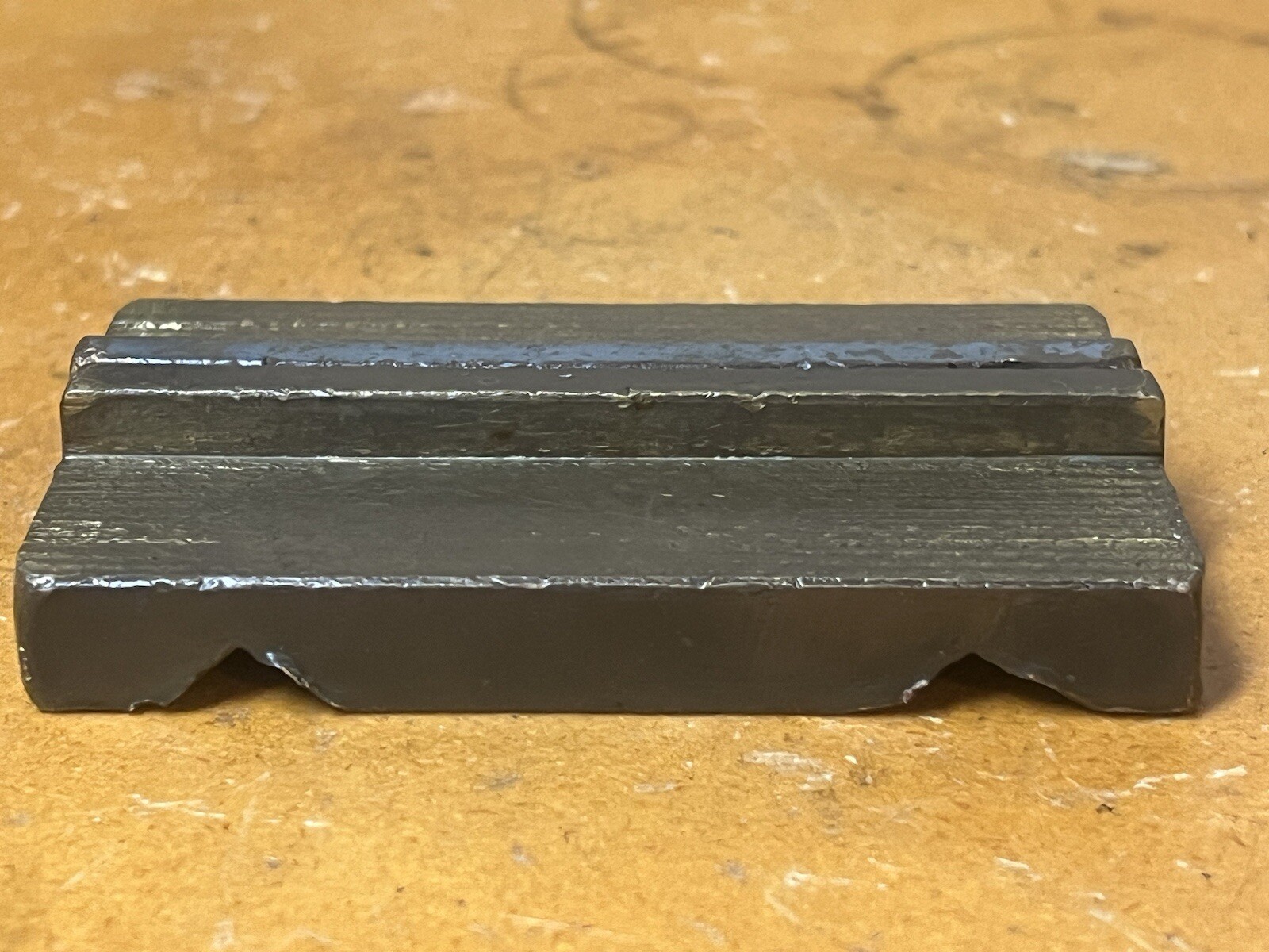 VINTAGE KENNETH SMITH 4” BRASS BENCH BISE JAWS ~
