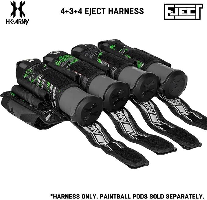HK Army 4+3 Eject Paintball Harness Pod Pack - Electric