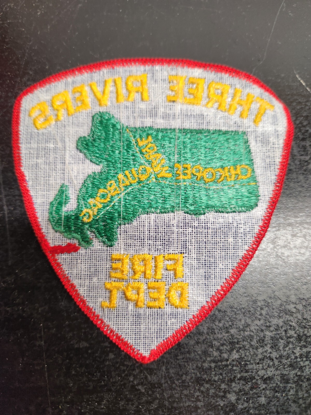 Vintage Three Rivers Pennsylvania Fire Department Patch