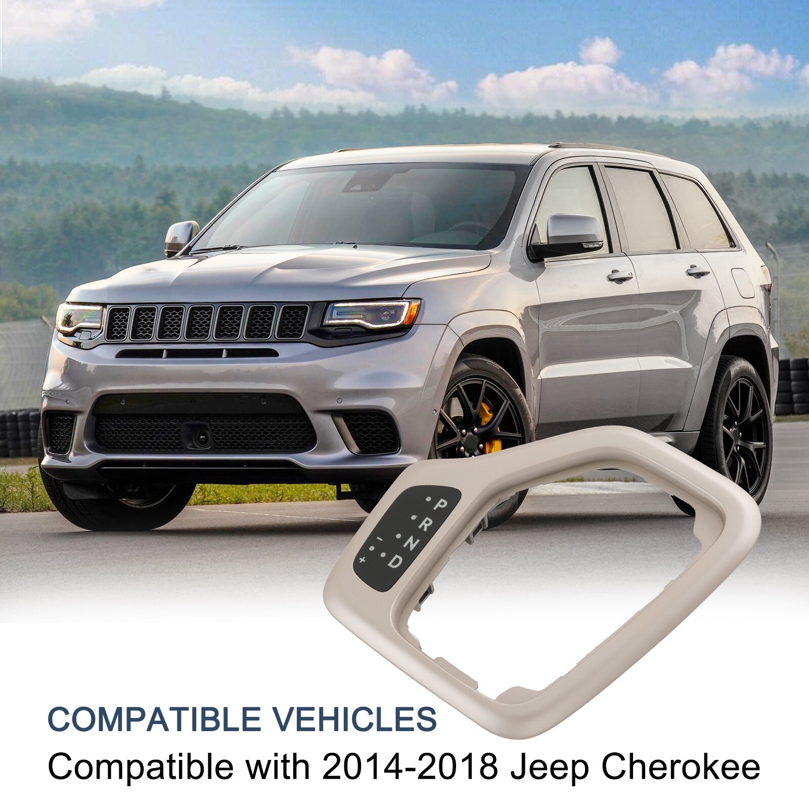 Automatic Transmission Shift Bezel 601401 Fits For Jeep Cherokee 2014-2018 NEW