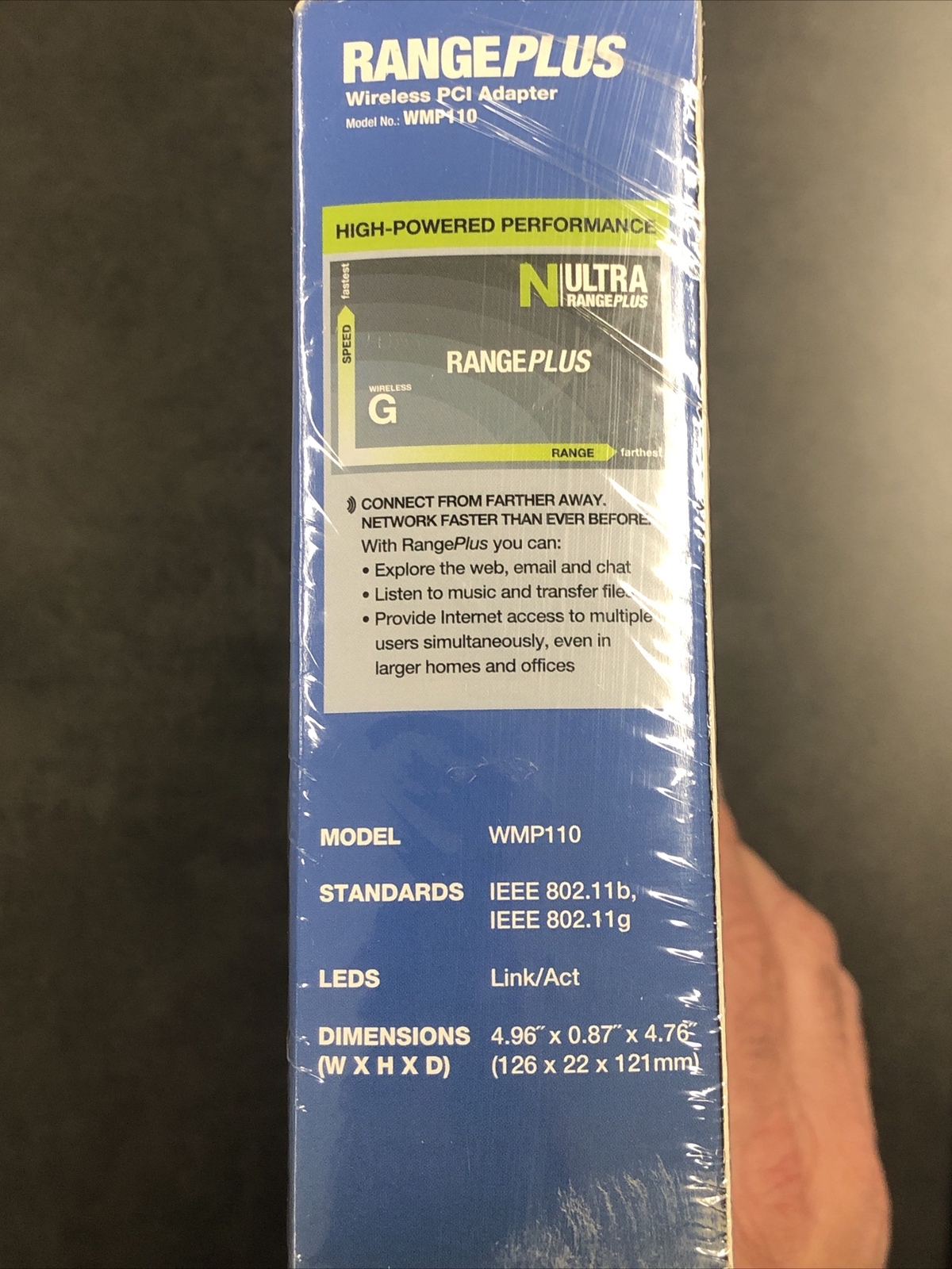 Linksys WMP110 RangePlus Wireless PCI Adapter