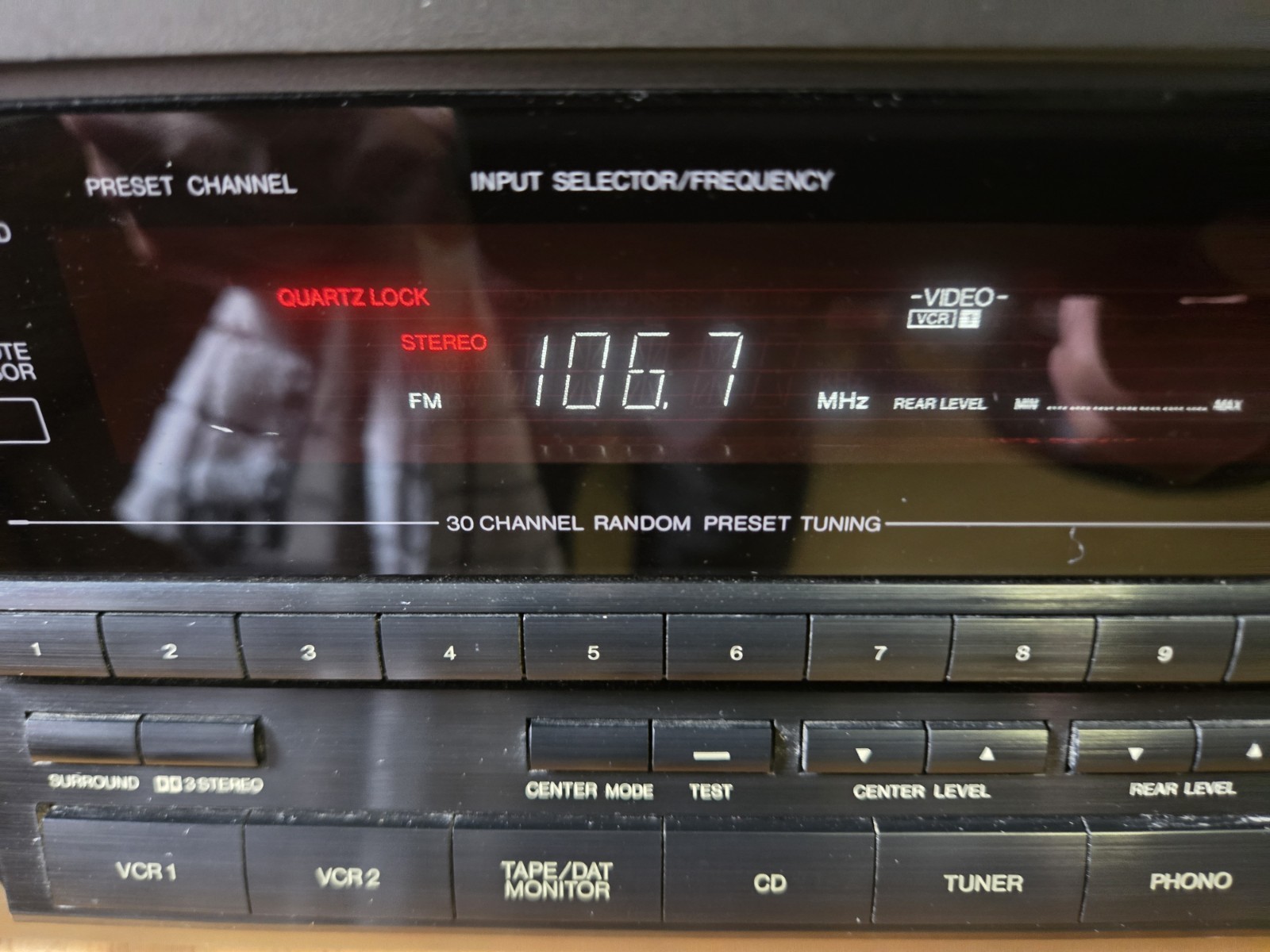 Technics SA-GX330 AV Control Stereo/VCR/CD/PHONO Receiver. READ