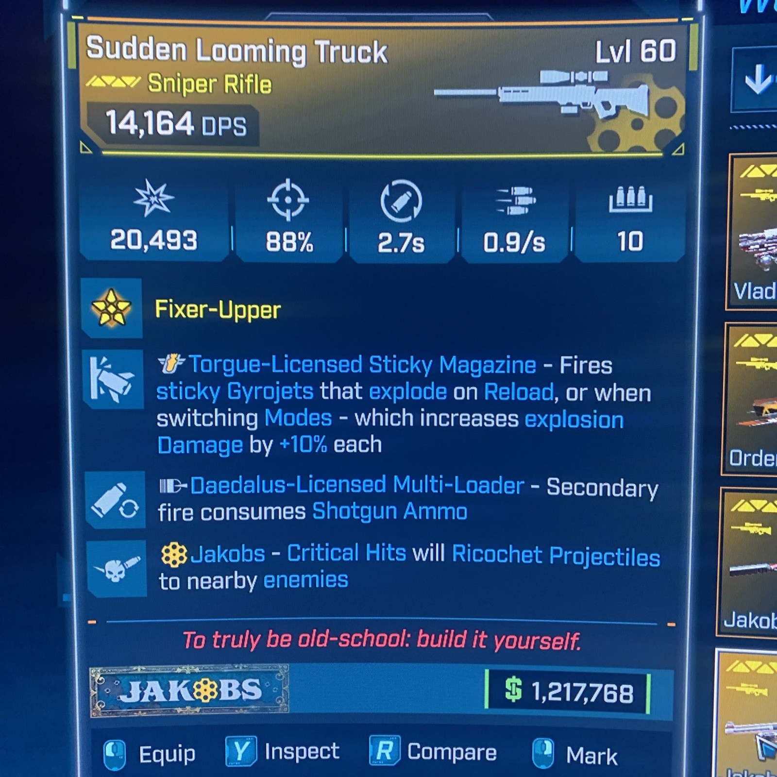 Borderlands 4⭐️LVL 60 GOD ROLL TRUCK SNIPER⭐️All PLATFORM