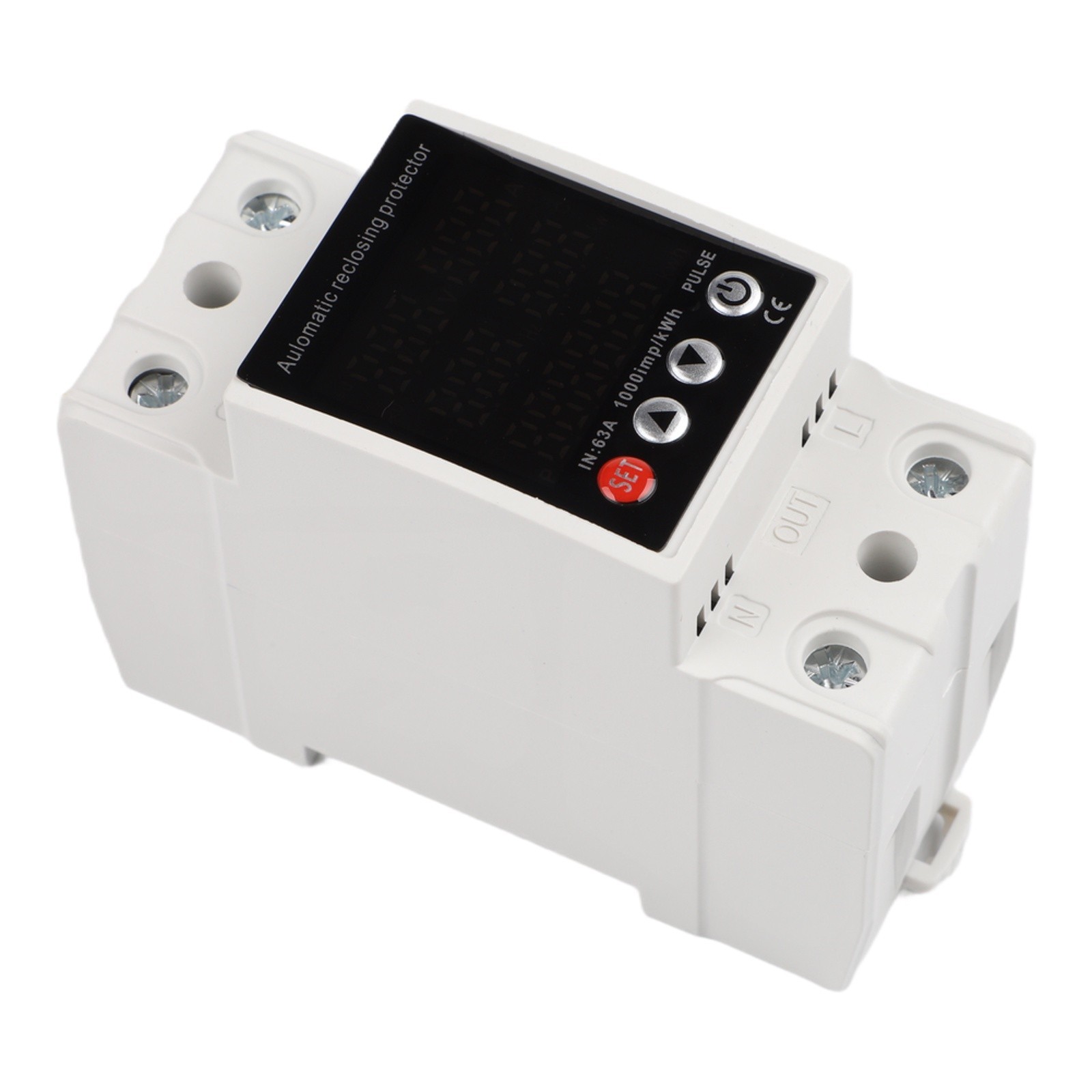 Voltage Safety Meter with AC80 300V Operating Range and 63A Load Capacity