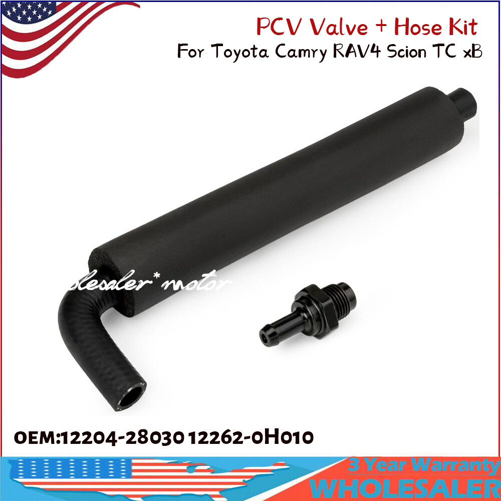 PVC Valve & Hose 12204-28020 for Toyota Camry Highlander Scion tC 2.4L RAV4 2.0L