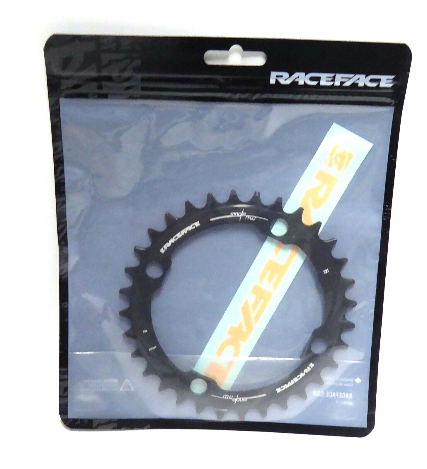 RaceFace Narrow Wide Chainring: 104mm BCD, 32t, Black
