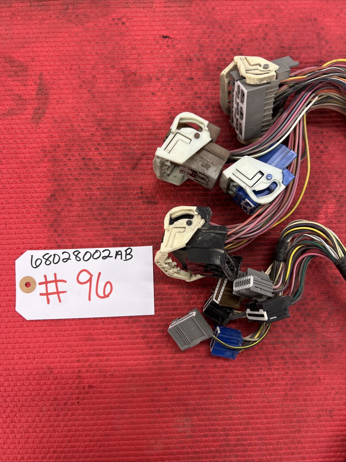 68028002AB TIPM WIRE PLUG PIGTAIL SET ONLY 08-09 RAM GAS # TP96