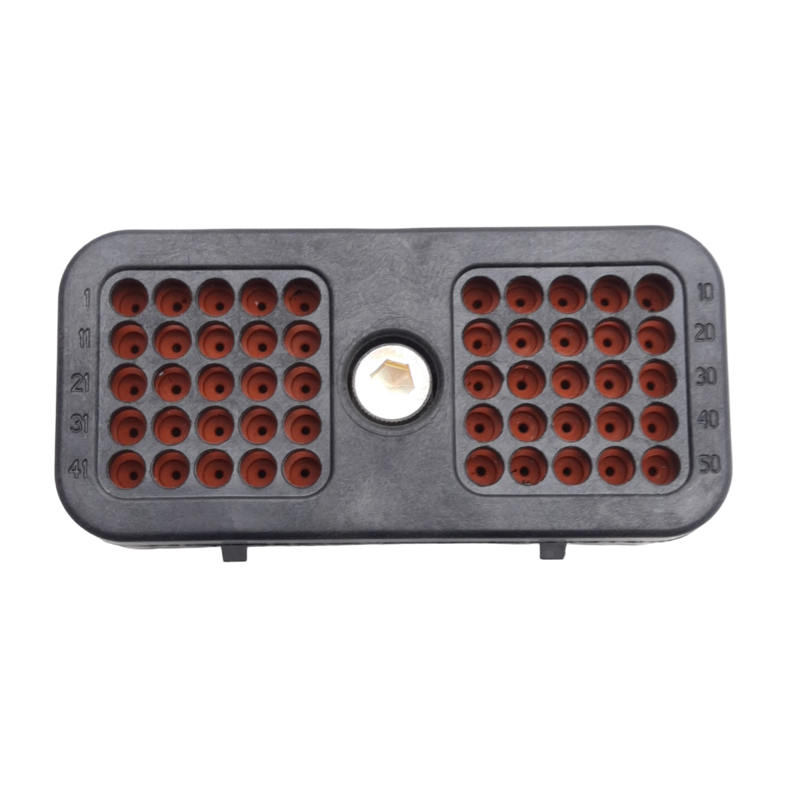 TE Connectivity DRC26-50S04 Deutsch Rectangular Plug, 50-Position, 250V 7.5A