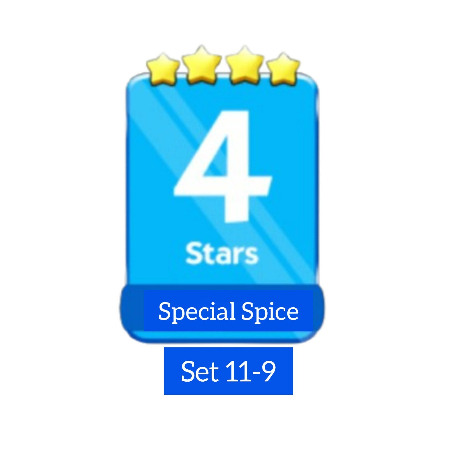 Monopoly Sticker Special Spice 4 Star Set 11-9