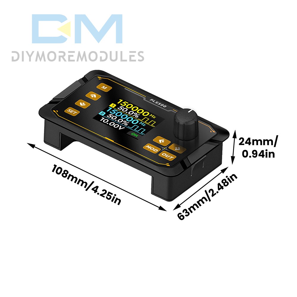Signal Generator Module 2CH Adjustable Dead zone PWM Pulse Frequency Duty Cycle