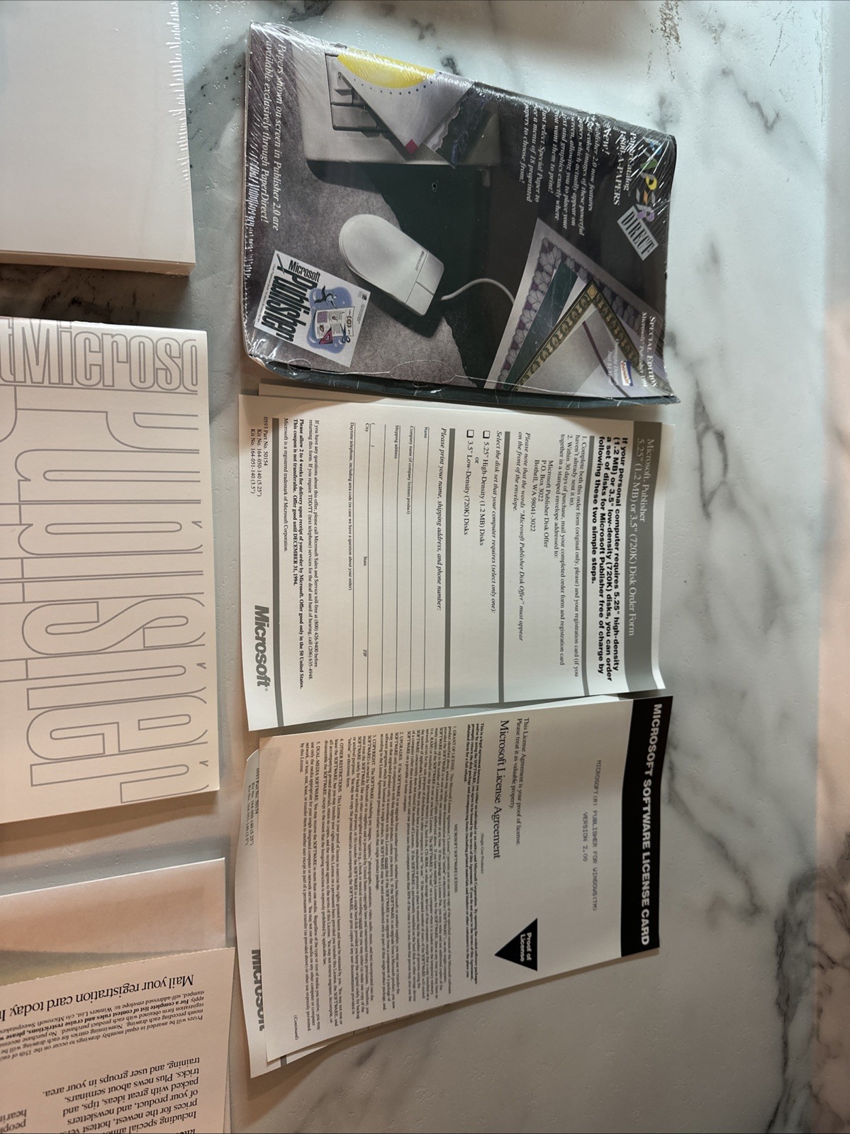 Vintage Microsoft Publisher 2.0 (1993) 3.5" Floppy Disks