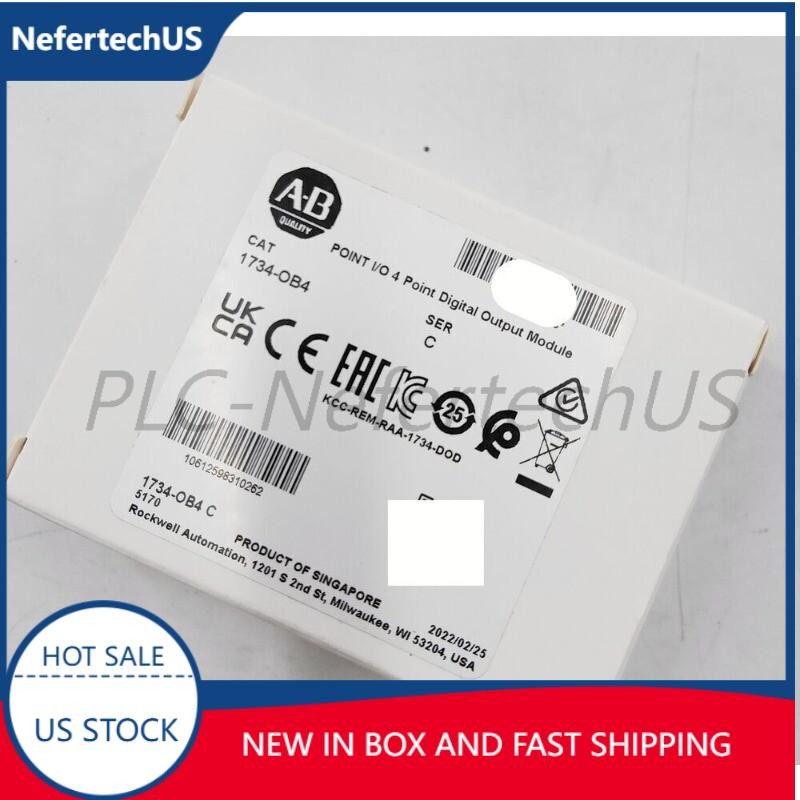 NEW Allen-Bradley 1734-OB4 POINT I/O 4 Point Digital Output Module US Free Tax