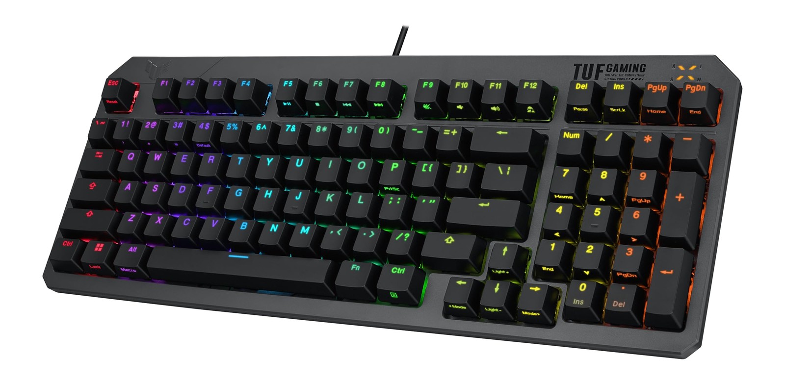 TUF Gaming K3 Gen II 97-Key Keyboard Optical-Mechanical Blue Switch PBT Keycaps