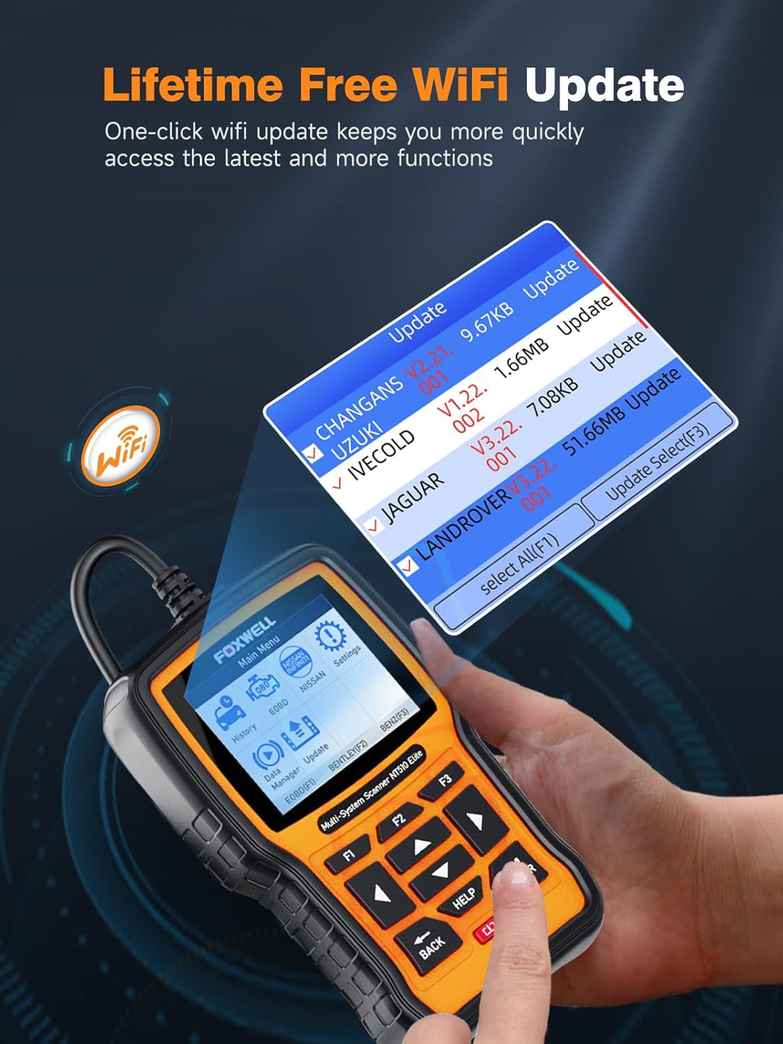 for MASERATI Bidirectional All System Car OBD2 Scanner Diagnostic Tool Engine