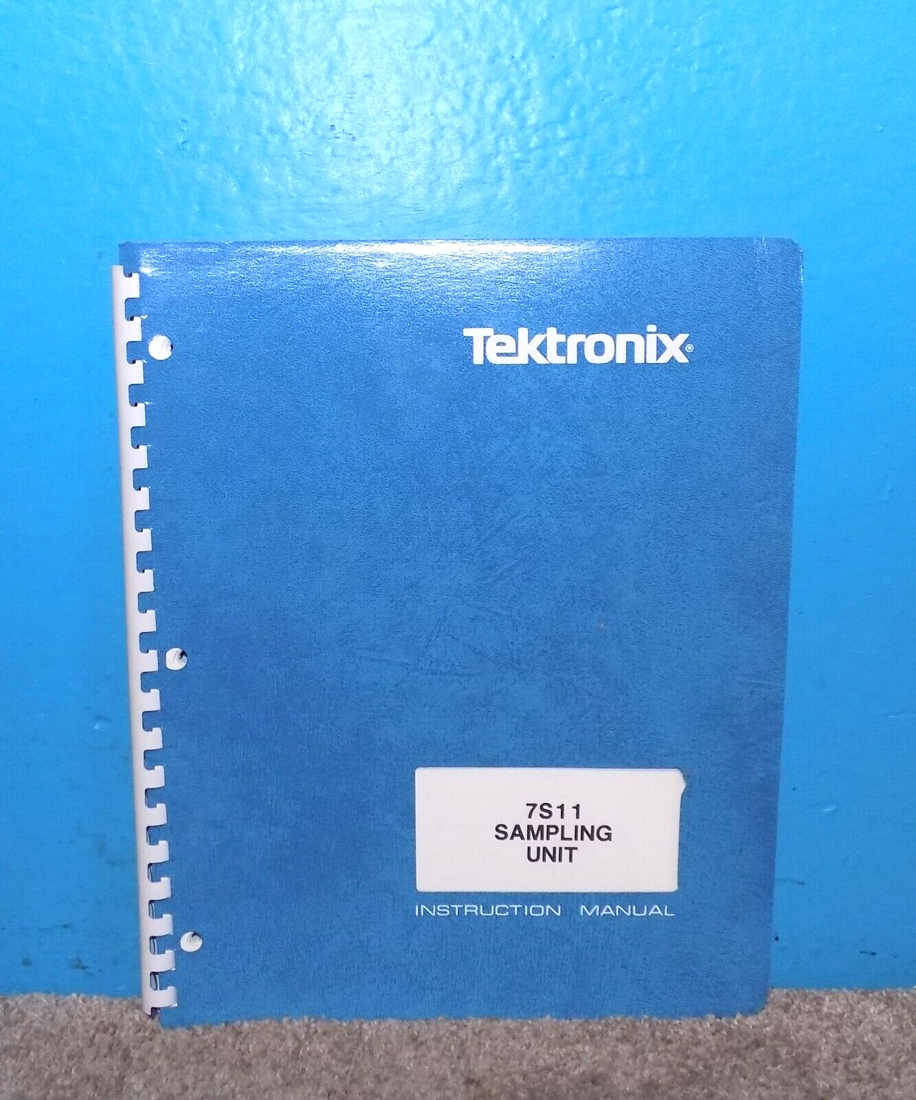 Tektronix 7S11 Sampling Unit Instruction Manual OEM 1970