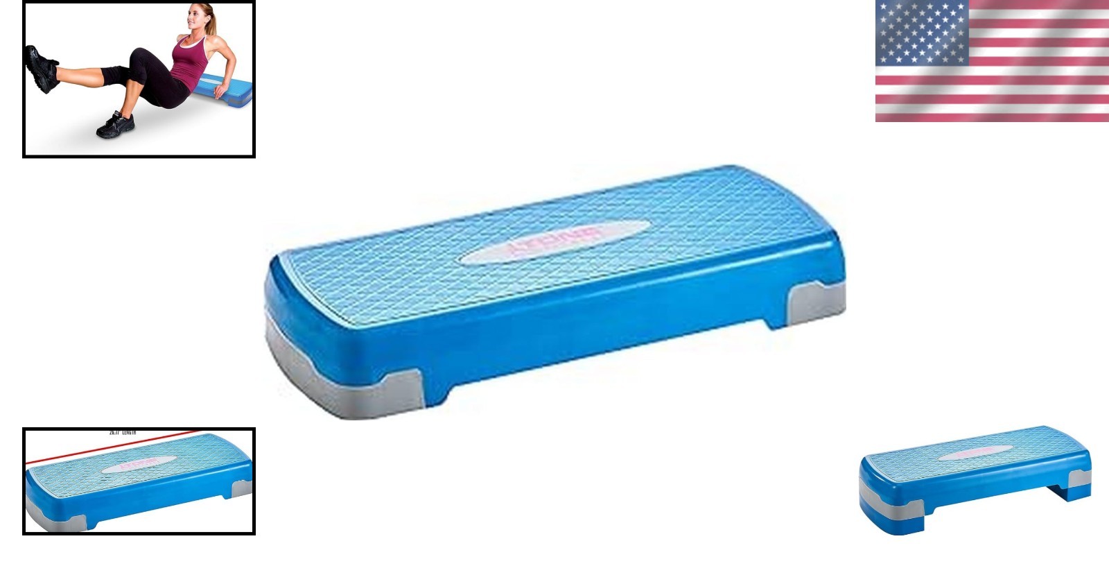 Versatile Exercise Step Platform - Compact Design for Enhanced Cardio Workouts