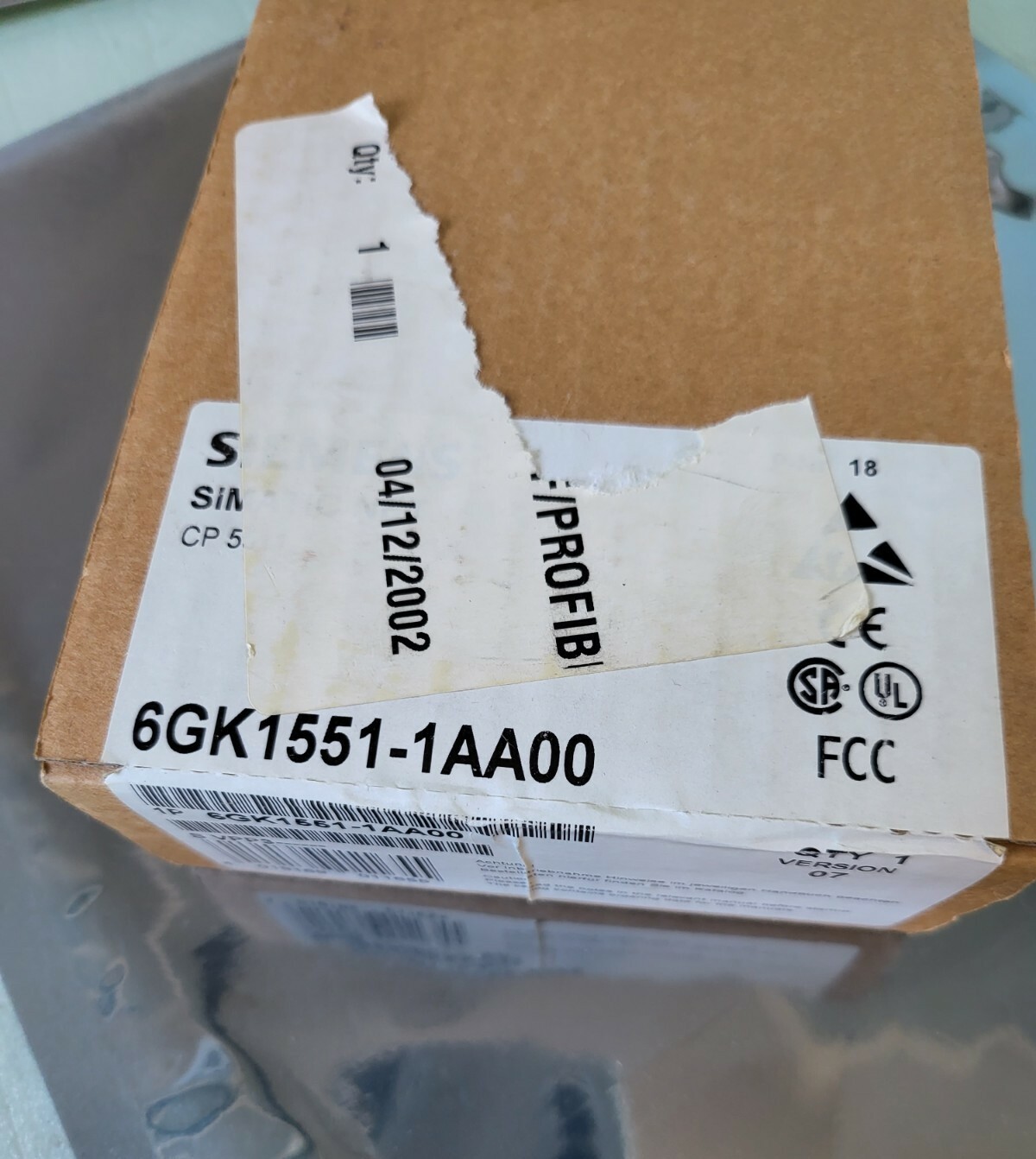 NEW Siemens 6GK1551-1AA00 Communication Processor Module, Version 07
