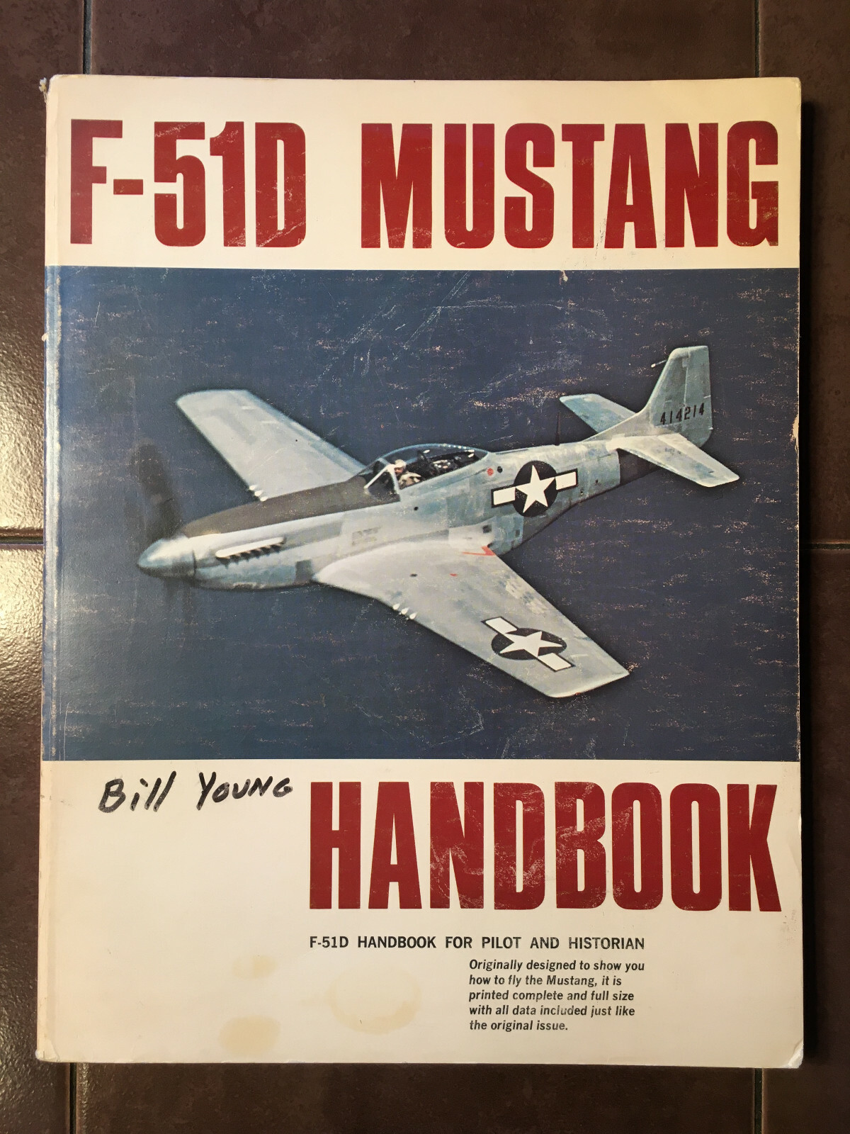 North American F-51D Mustang Airplane Handbook Manual