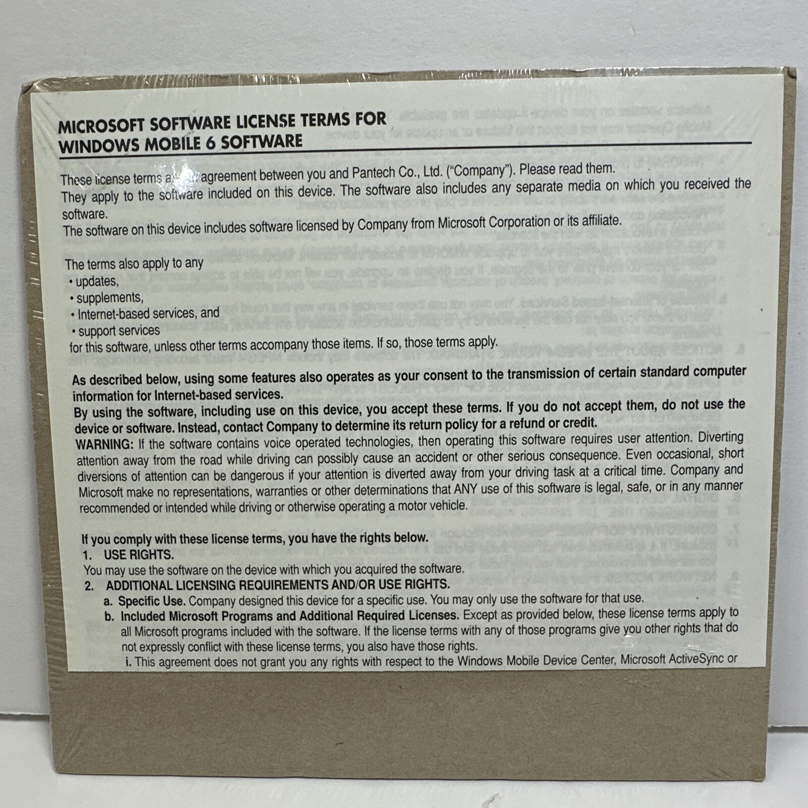 Pantech Duo Windows Mobile CD-ROM USB Device Drivers