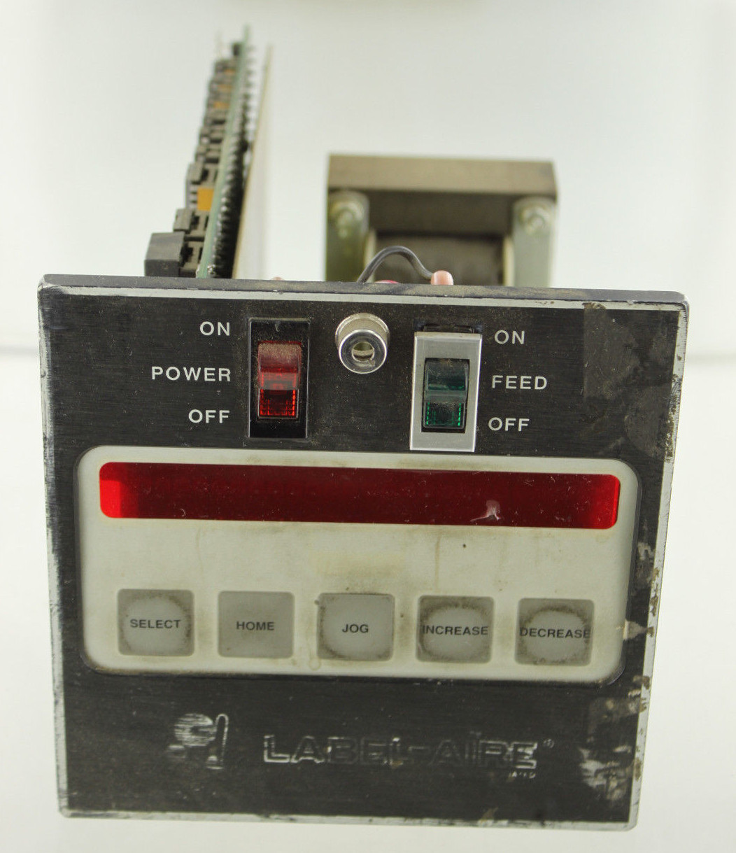 LABEL-AIRE LABELER CONTROLLER w/ 74-656-81 CONTROL BOARD
