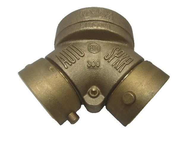 Gaurdian Fire 6314 Connection Single Clapper Siamese Straight