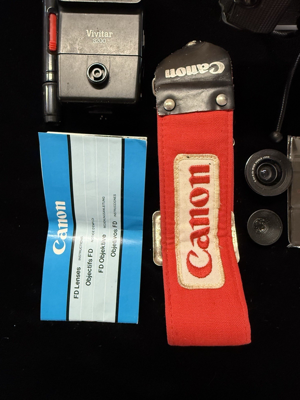 CANON AE-1 PROGRAM Camera, Lens, Flash W/Box