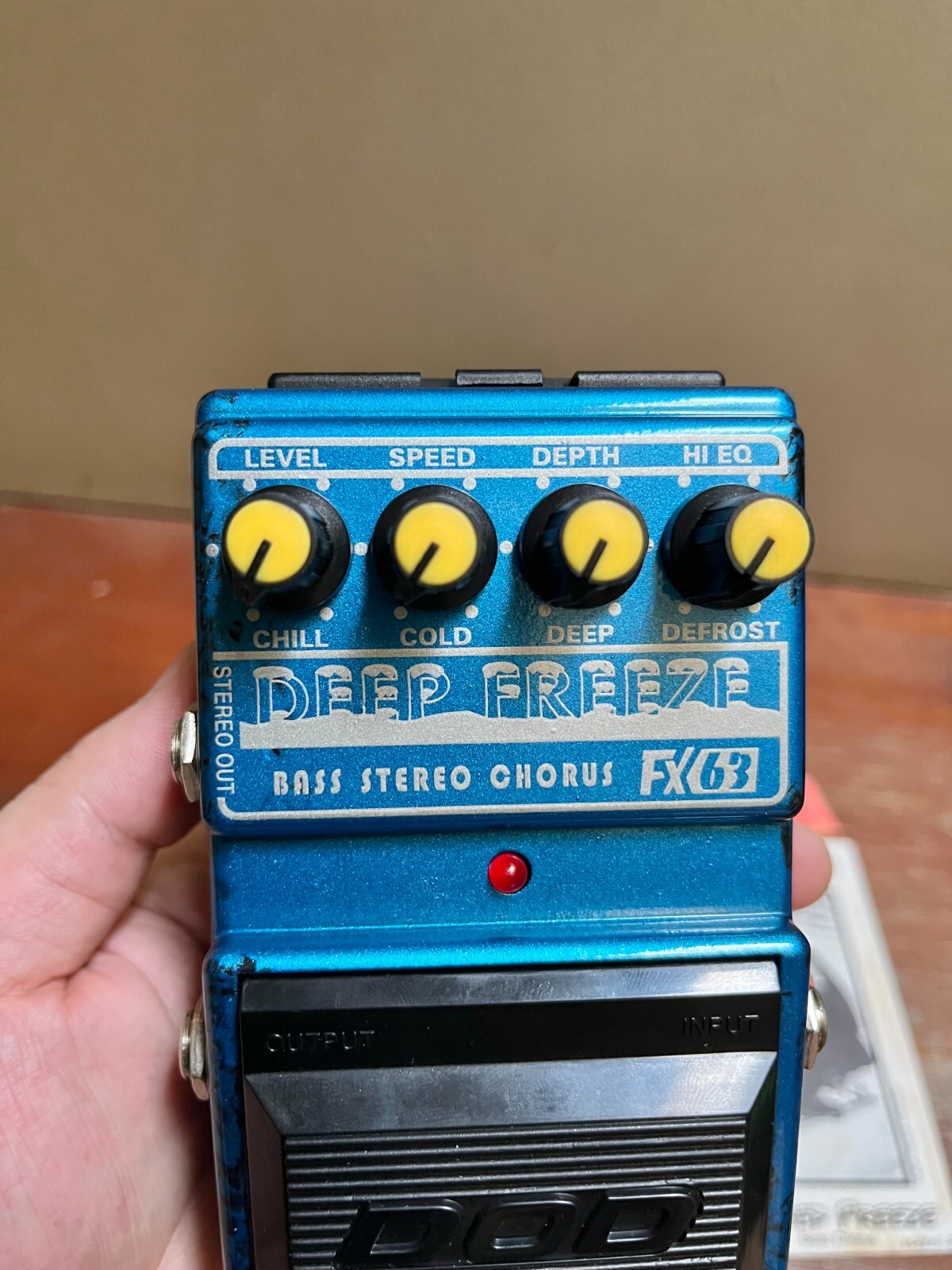 DOD FX63 Deep Freeze Chorus Guitar Effect Pedal