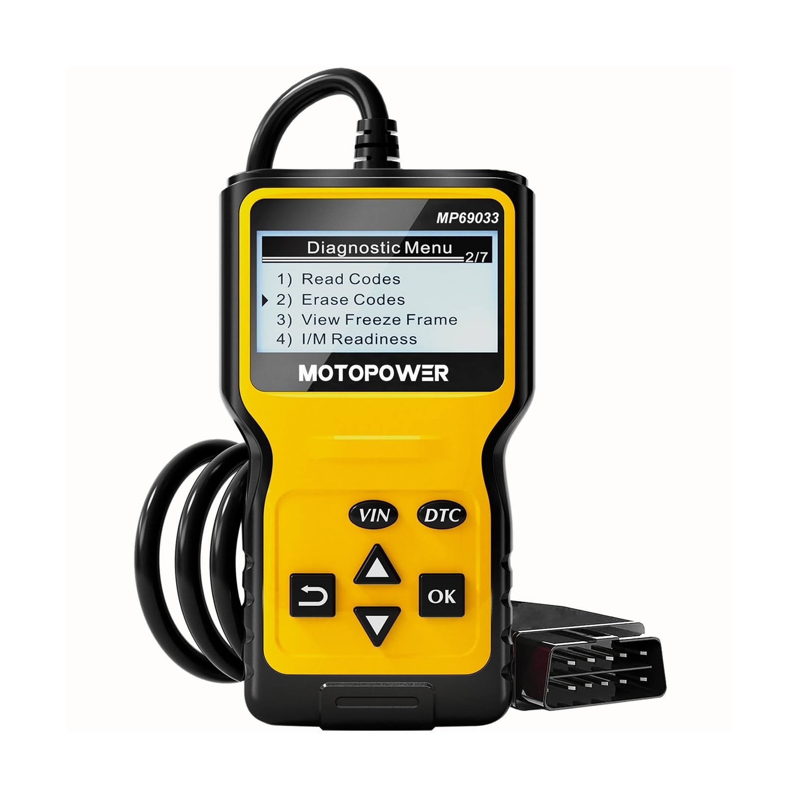 MOTOPOWER MP69033 Car OBD2 Scanner Code Reader Engine Fault Scanner CAN Diagn...