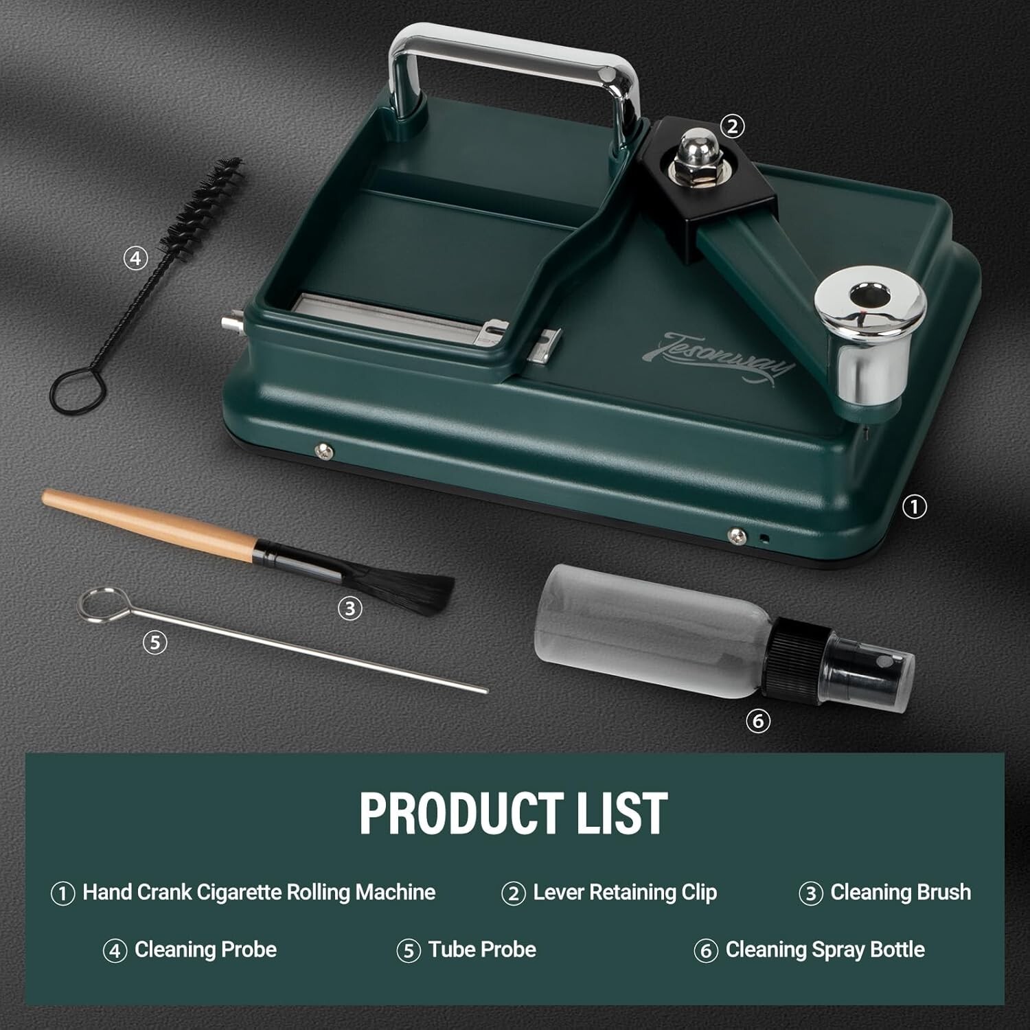 Cigarette Rolling Machine Tobacco Hand Operation Injector Maker Roll Your Cigar