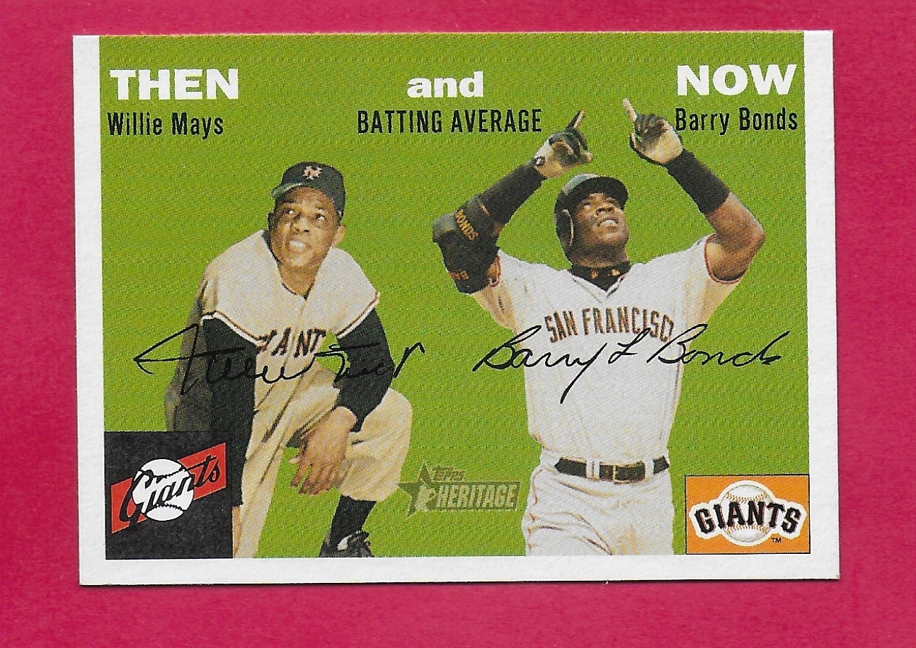 Willie Mays Topps Heritage Inserts/Parallels - YOU PICK - NRMT