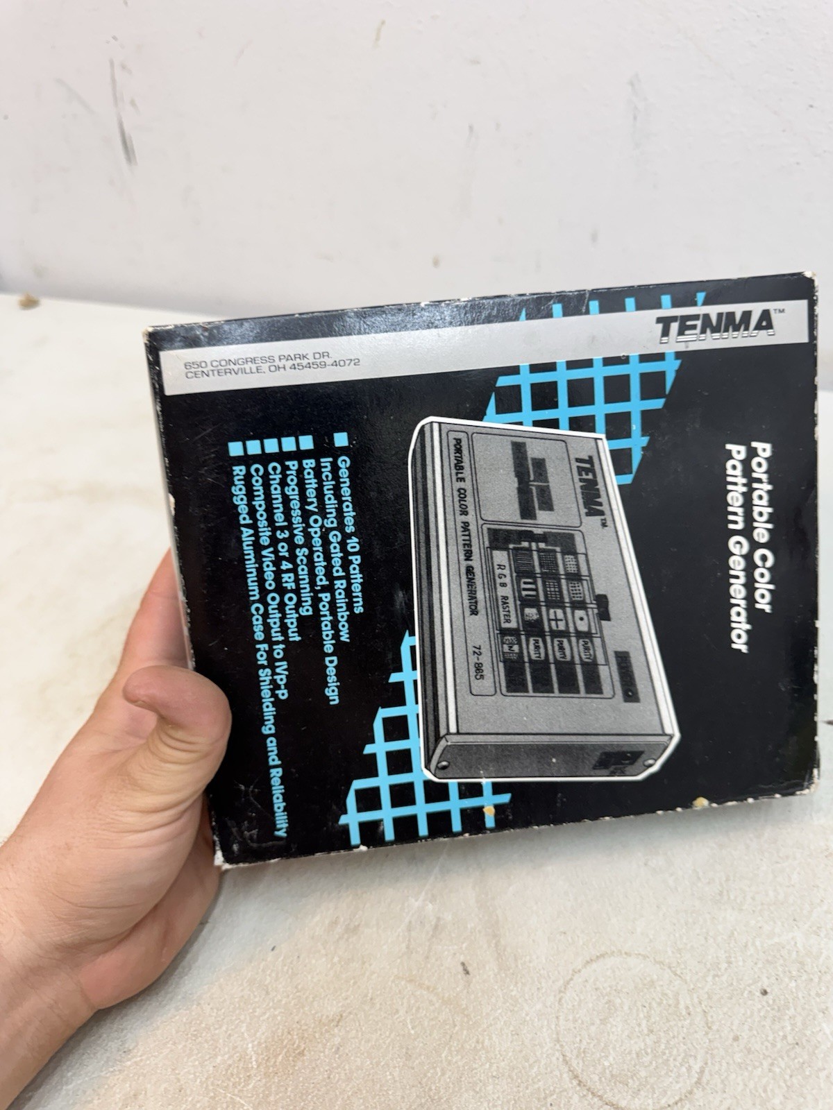 TENMA 72-865 Black Handheld Portable Color Pattern Generator