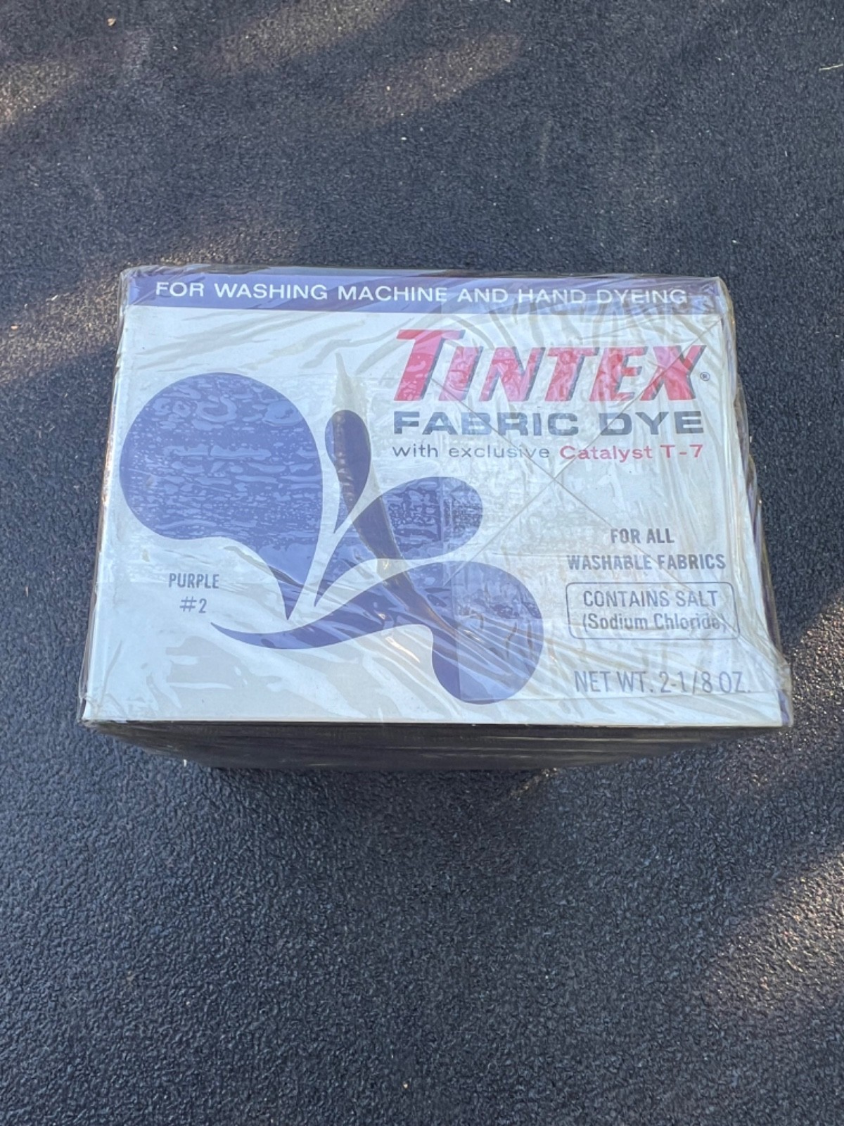 Tintex fabric dye purple  Vintage packs. OLD STORE STOCK 2-1/8 OZ